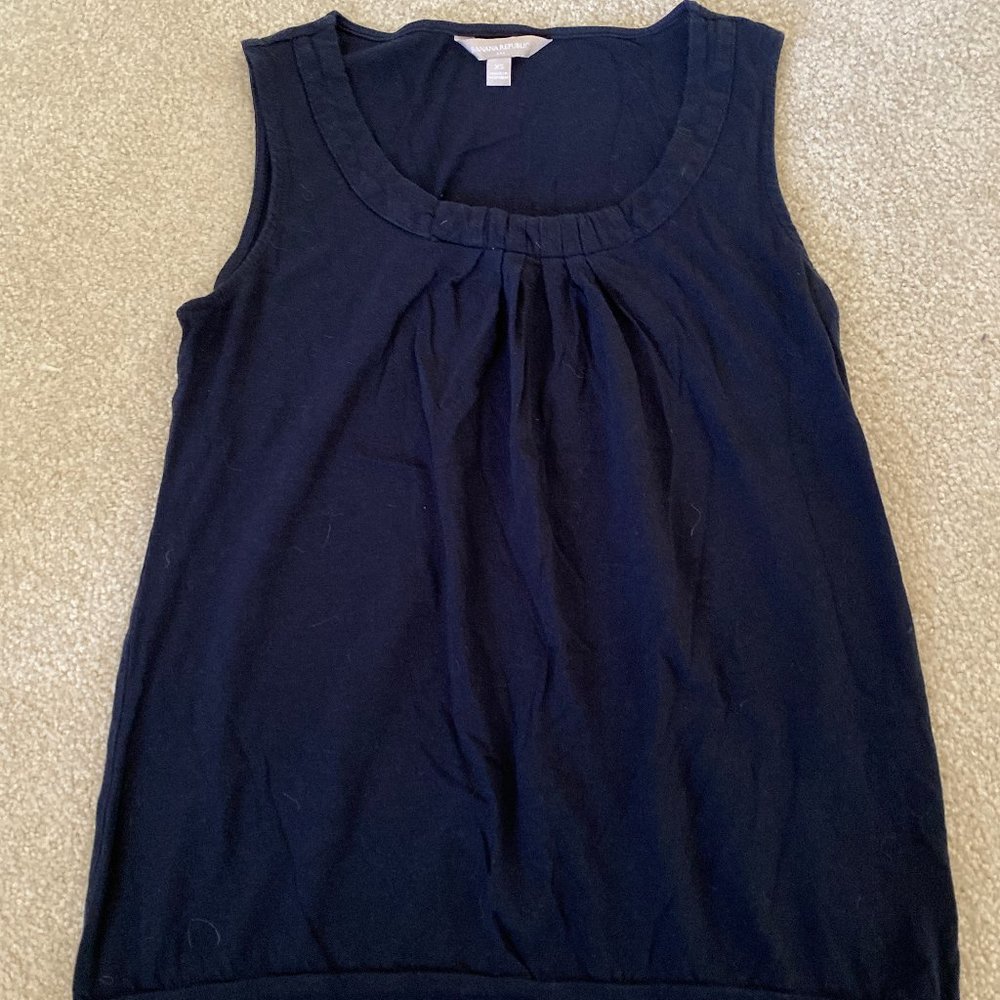 Banana Republic navy cotton tank top - XS